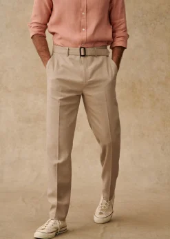 Sezane Pantalon Aurèle- Pantalons Casual|Pantalons coton lin