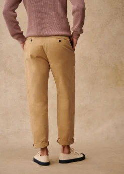 Sezane Pantalon Hubbell- Pantalons Casual|Pantalons coton lin