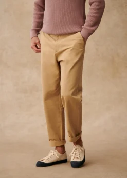 Sezane Pantalon Hubbell- Pantalons Casual|Pantalons coton lin