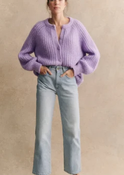 Sezane Pantalon L'iconique Droit- Denim|Denim