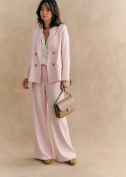 Sezane Pantalon Tyler- Fluide|Coloré