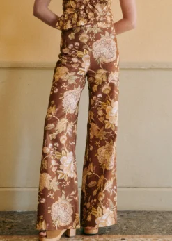 Sezane Pantalon Tyler- Fluide|Coloré
