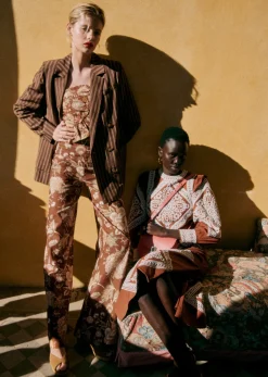 Sezane Pantalon Tyler- Fluide|Coloré