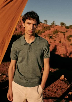 Sezane Polo Caio- Col polo|Pulls manches courtes