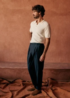 Sezane Polo Maille Simeone- Col polo|Pulls manches courtes