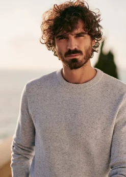 Sezane Pull Harry- Col rond|Pulls coton