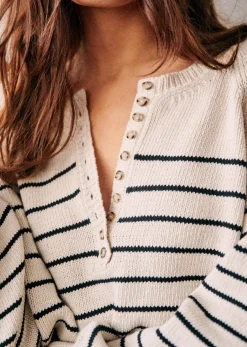 Sezane Pull Léontine- Maille|Marinières