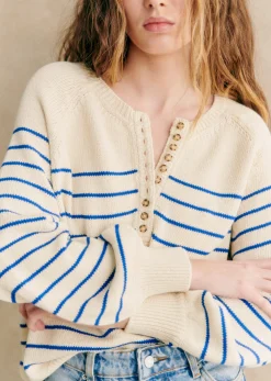 Sezane Pull Léontine- Maille|Marinières