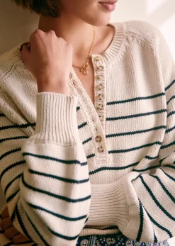 Sezane Pull Léontine- Maille|Marinières