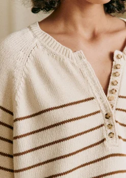 Sezane Pull Léontine- Maille|Marinières