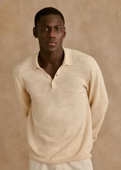 Sezane Pull Marsh- Col polo|Pulls coton