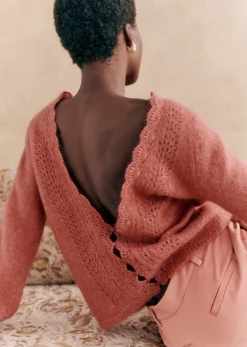 Sezane Pull Marylis - Création Rose- Maille