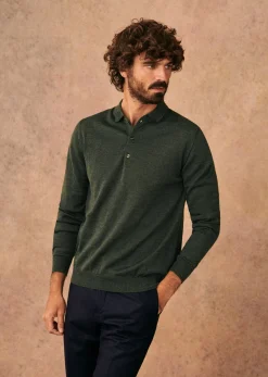 Sezane Pull Mike- Col polo|Pulls laine