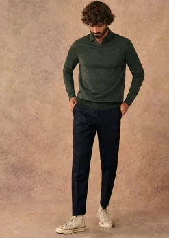 Sezane Pull Mike- Col polo|Pulls laine