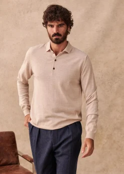 Sezane Pull Mike- Col polo|Pulls laine