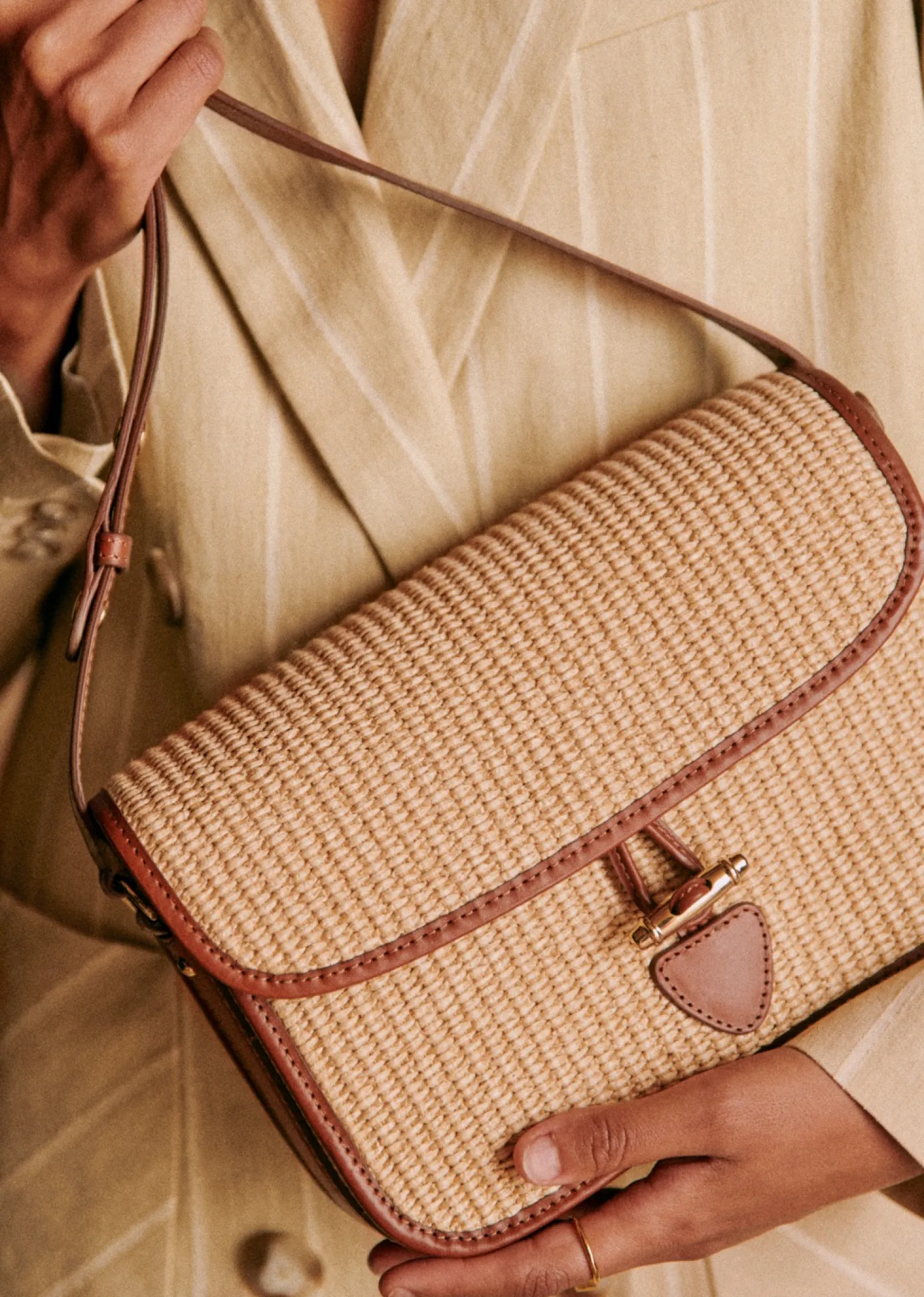Sezane Sac Milo Vintage Textile- Nos Sacs Iconiques|Maroquinerie