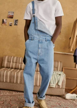 Sezane Salopette Robby- Denim|Jeans
