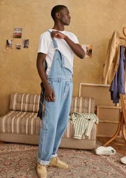 Sezane Salopette Robby- Denim|Jeans