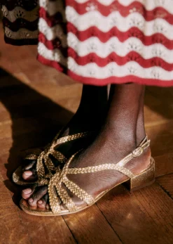 Sezane Sandales Low Rosa- Souliers|Sandales