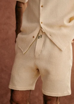 Sezane Short Priam Gaufré- Shorts