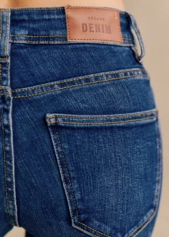 Sezane Slim Parfait- Denim|Denim