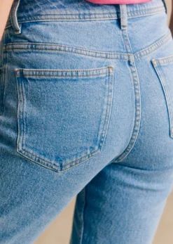 Sezane Slim Parfait- Denim|Denim