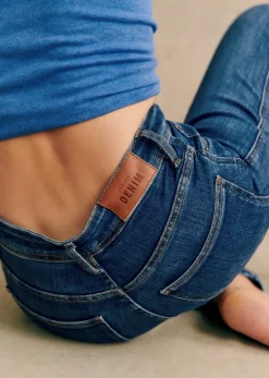 Sezane Slim Parfait- Denim|Denim
