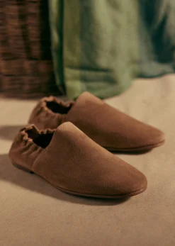 Sezane Slippers  Azure- Chaussures