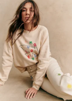 Sezane Sweat-Shirt Amour Libre Oiseau - Sézane X Pangea- Sweats