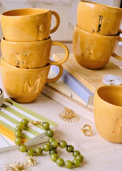 Sezane Sézane Maison - Mug Appolline Ocre- Lifestyle