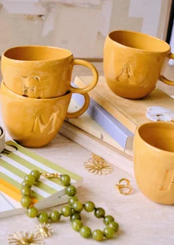 Sezane Sézane Maison - Mug Appolline Ocre- Lifestyle