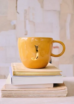 Sezane Sézane Maison - Mug Appolline Ocre- Lifestyle