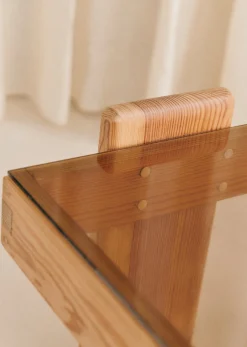 Sezane Table Basse Carrée Vintage- La Sélection Vintage