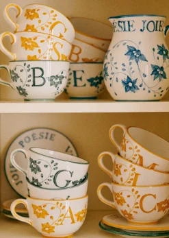 Sezane Tasse Poème - Bleu Orage- La Vaisselle
