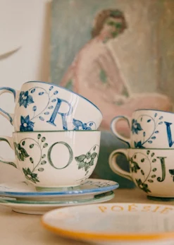 Sezane Tasse Poème - Bleu Orage- La Vaisselle