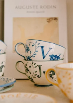Sezane Tasse Poème - Bleu Orage- La Vaisselle