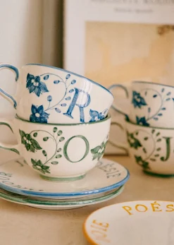 Sezane Tasse Poème - Bleu Orage- La Vaisselle