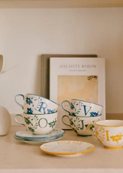 Sezane Tasse Poème - Bleu Orage- La Vaisselle