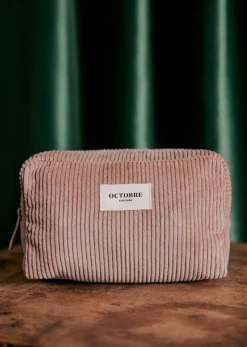 Sezane Trousse De Toilette Twyman Velours Côtelé- Accessoires