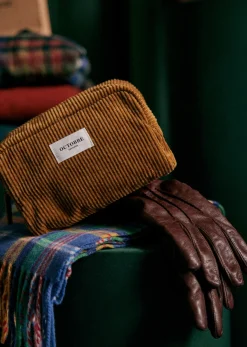 Sezane Trousse De Toilette Twyman Velours Côtelé- Accessoires