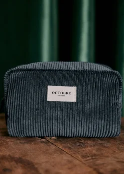 Sezane Trousse De Toilette Twyman Velours Côtelé- Accessoires