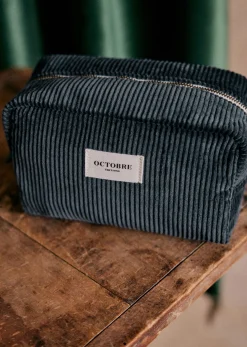 Sezane Trousse De Toilette Twyman Velours Côtelé- Accessoires