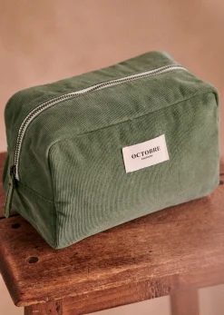 Sezane Trousse De Toilette Twyman Velours Côtelé- Accessoires