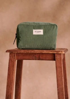 Sezane Trousse De Toilette Twyman Velours Côtelé- Accessoires