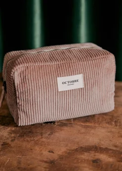 Sezane Trousse De Toilette Twyman Velours Côtelé- Accessoires