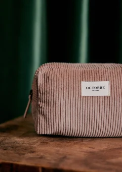 Sezane Trousse De Toilette Twyman Velours Côtelé- Accessoires