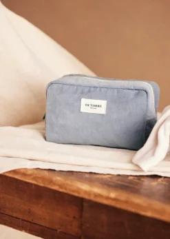 Sezane Trousse De Toilette Twyman Velours Côtelé- Accessoires
