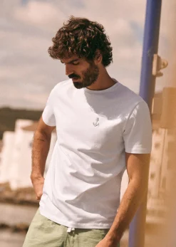 Sezane T-Shirt Ancre- T-shirts|Le Bain