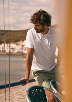Sezane T-Shirt Ancre- T-shirts|Le Bain