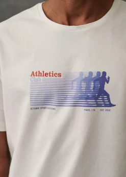Sezane T-Shirt Athletics Club- T-shirts motif|T-shirts manches courtes
